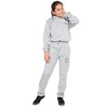 Toontoy Kız Çocuk Kapüşonlu Baskılı Crop Takım Yeşil 4 YAŞ