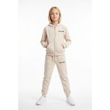 Toontoy Kız Çocuk Kapüşonlu Baskılı Eşofman Takım - 4 - 5 Yaş - Ekru