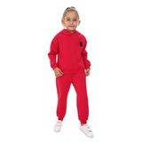 Toontoy Kız Çocuk Kapüşonlu Chıc Nakışlı Eşofman Takım Fuşya 2 YAŞ