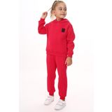 Toontoy Kız Çocuk Kapüşonlu Chıc Nakışlı Eşofman Takım