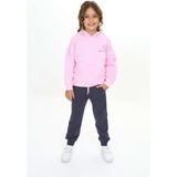 Toontoy Kız Çocuk Kapüşonlu Eşofman Takım - 2 Yaş - Açık Pembe