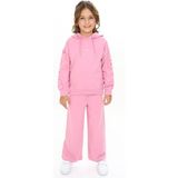 Toontoy Kız Çocuk Kapüşonlu Eşofman Takım - 4 Yaş - Gül Kurusu