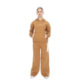 TOONTOY Kız Çocuk Kapüşonlu Eşofman Takım, 8-9 Yaş, 8-9 Yaş, 24630, Kahverengi, kız-çocuk