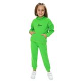 TOONTOY Kız Çocuk Kapüşonlu Eşofman Takım, Fıstık Yeşili, 2 YAŞ, 2 YAŞ, 24600, Fıstık Yeşili, kız-çocuk