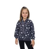 Toontoy Kız Çocuk Kapüşonlu Hırka Füme 6 YAŞ