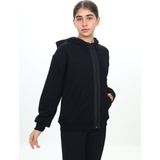 Toontoy Kız Çocuk Kapüşonlu Hırka Siyah 6-7 YAŞ