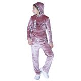 Toontoy Kız Çocuk Kapüşonlu Kadife Takım Pudra 9 YAŞ