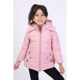 TOONTOY Kız Çocuk Kapüşonlu Mont 3 Yaş, 3 Yaş, 22501, Pudra, Kız Çocuklar
