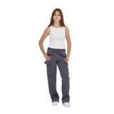TOONTOY Kız Çocuk Kargo Cep Detaylı Eşofman Alt, Füme, 13-14 Yaş