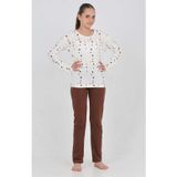 Toontoy Kız Çocuk Karma Baskılı Pijama Takım