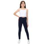 Toontoy Kız Çocuk Karyoka Dikişli Tayt Lacivert 10-11 YAŞ
