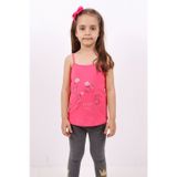 Toontoy Kız Çocuk Kedi Baskılı Atlet