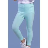 Toontoy Kız Çocuk Kedi Nakışlı Tayt Mint Yeşili 4 YAŞ