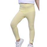 Toontoy Kız Çocuk Kedi Nakışlı Tayt Sarı 3 YAŞ