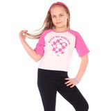 TOONTOY Kız Çocuk Keep On Smiling Yazılı Papatya Baskılı Tişört 8-9 Yaş, 8-9 Yaş, 22286, Fuşya, Kız çocuk