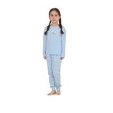 TOONTOY Kız Çocuk Kelebek Baskılı Pijama Takım 2 Yaş, 2 YAŞ, 24894, Mavi, kız-çocuk