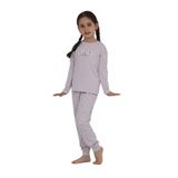 TOONTOY Kız Çocuk Kelebek Baskılı Pijama Takım Açık Lila, 2 YAŞ, 24894, Açık Lila, kız-çocuk