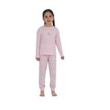 TOONTOY Kız Çocuk Kelebek Baskılı Pijama Takım Açık Pembe, 2 YAŞ, 24894, Açık Pembe, kız-çocuk