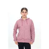 Toontoy Kız Çocuk Kirli Dikişli Kapüşonlu Hırka Gül Kurusu 10-11 YAŞ