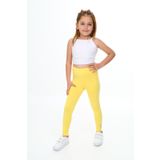 Toontoy Kız Çocuk Kirpi Baskılı Tayt Koyu Sarı 5 YAŞ