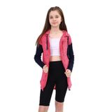 Toontoy Kız Çocuk Komple Baskılı Hırka Fuşya 14 YAŞ