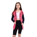 Toontoy Kız Çocuk Komple Baskılı Hırka Fuşya 8 YAŞ