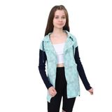 Toontoy Kız Çocuk Komple Baskılı Hırka Su Yeşili 14 YAŞ