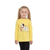 TOONTOY Kız Çocuk Köpekli Ayı Baskılı Sweatshirt, 3 Yaş, 24801, Koyu Sarı, kız-çocuk