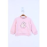 Toontoy Kız Çocuk Kuzu Baskılı Sweatshirt