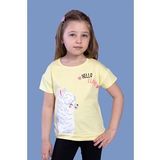 Toontoy Kız Çocuk Kuzu Baskılı Tişört