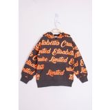 Toontoy Kız Çocuk Limited Baskılı Sweatshirt - 8 Yaş - Antrasit Melanj