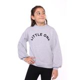 TOONTOY Kız Çocuk Little One Baskılı Sweatshirt Mint Yeşili, 22017