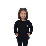 Toontoy Kız Çocuk Mini Kalp Baskılı Sweatshirt
