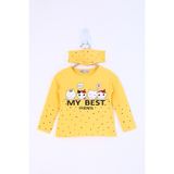 Toontoy Kız Çocuk My Best Friends Baskılı Tişört
