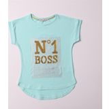 Toontoy Kiz Cocuk N1 Boss Baskili Tisort
