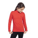 Toontoy Kız Çocuk Nakışlı Balıkçı Yaka Okul Tişörtü Kırmızı 11 YAŞ