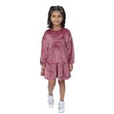 TOONTOY Kız Çocuk Nakışlı Elbise, 3 Yaş, 23141, Gül Kurusu, Kız Çocuklar