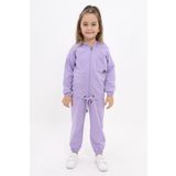 Toontoy Kız Çocuk Nakışlı Eşofman Takım Lila 3 YAŞ