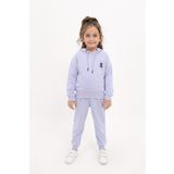 Toontoy Kız Çocuk Nakışlı Eşofman Takım Mavi 3 YAŞ