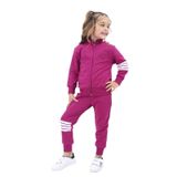 Toontoy Kız Çocuk Nakışlı Eşofman Takım Mürdüm 4 YAŞ