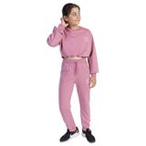 Toontoy Kız Çocuk Nakışlı Eşofman Takımı Gül Kurusu 13-14 YAŞ