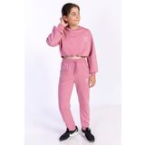 Toontoy Kız Çocuk Nakışlı Eşofman Takımı Gül Kurusu 8-9 YAŞ
