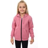 Toontoy Kız Çocuk Nakışlı Hırka Gül Kurusu 4 YAŞ