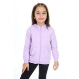 Toontoy Kız Çocuk Nakışlı Hırka Lila 4 YAŞ