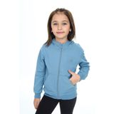 Toontoy Kız Çocuk Nakışlı Hırka Mavi 2 YAŞ