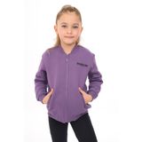 Toontoy Kız Çocuk Nakışlı Hırka Mor 2 YAŞ
