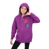 Toontoy Kız Çocuk Nakışlı Hırka Mor 8-9 YAŞ