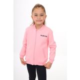 Toontoy Kız Çocuk Nakışlı Hırka Pembe 5 YAŞ