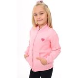Toontoy Kız Çocuk Nakışlı Hırka Pembe 6 YAŞ