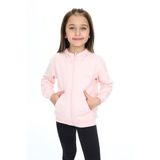 Toontoy Kız Çocuk Nakışlı Hırka Pudra 4 YAŞ